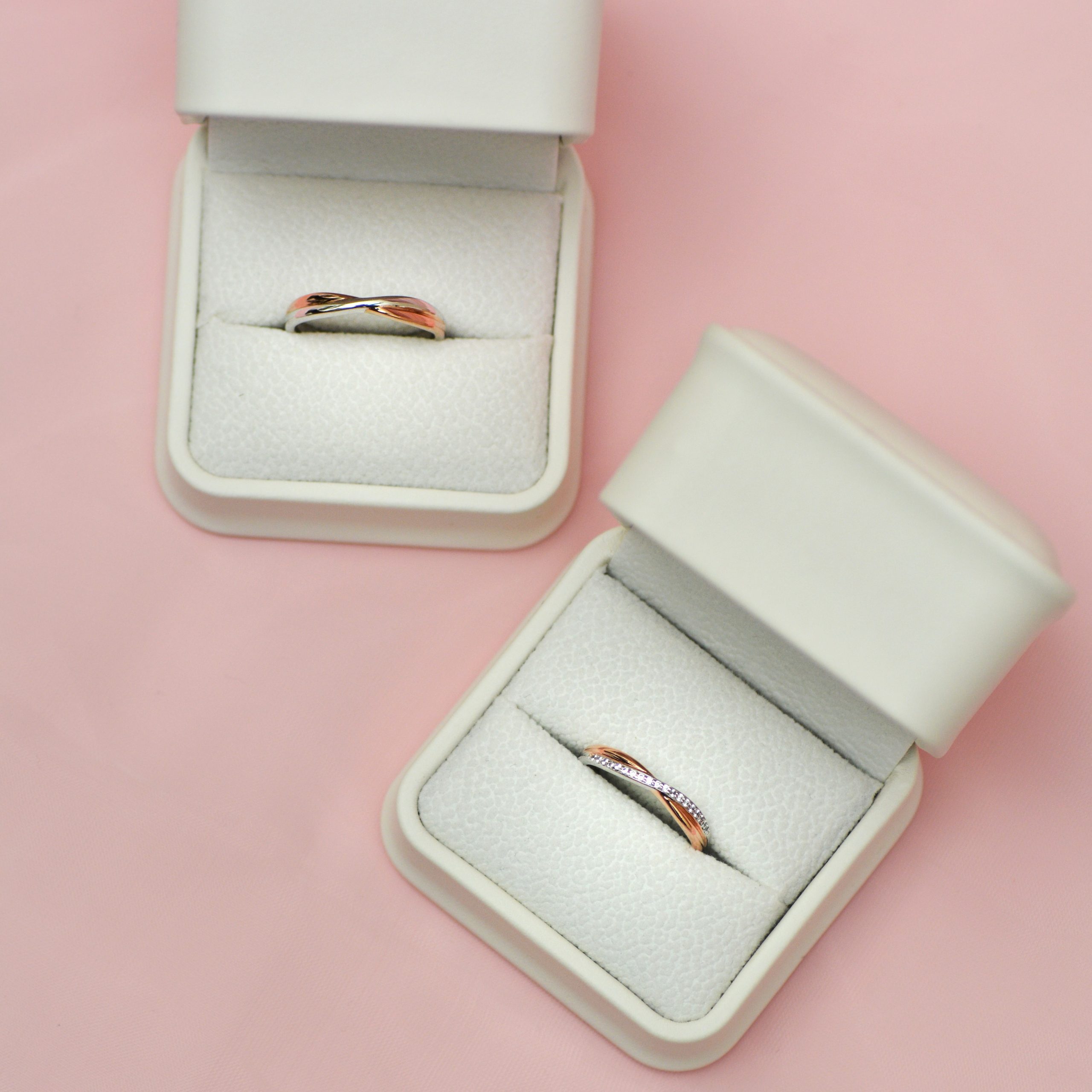 Dual Colour Couple Ring-Real
